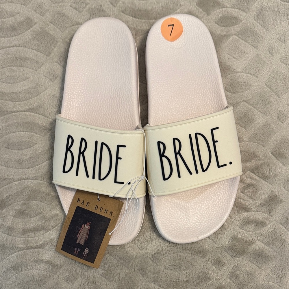 Rae Dunn White 'Bride' Women's Sandals